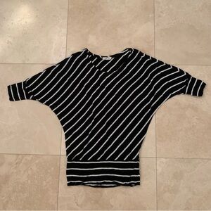 Striped dolman top
